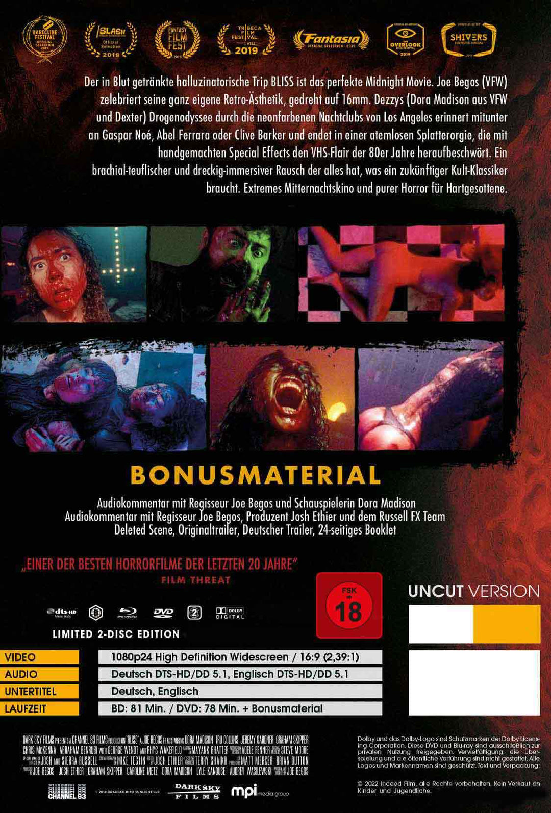Bliss - Trip in die Hölle 2-Disc Limited Uncut Mediabook E