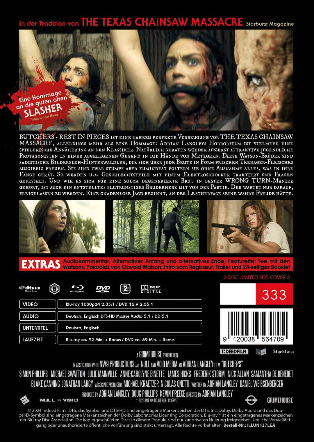 Butchers - Rest in Pieces Limited 2-Disc Mediabook BD+DVD Cover A