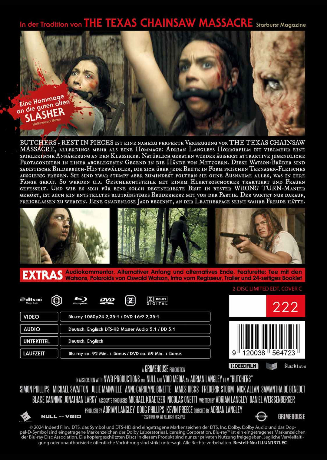 Butchers - Rest in Pieces Limited 2-Disc Mediabook BD+DVD Cover C