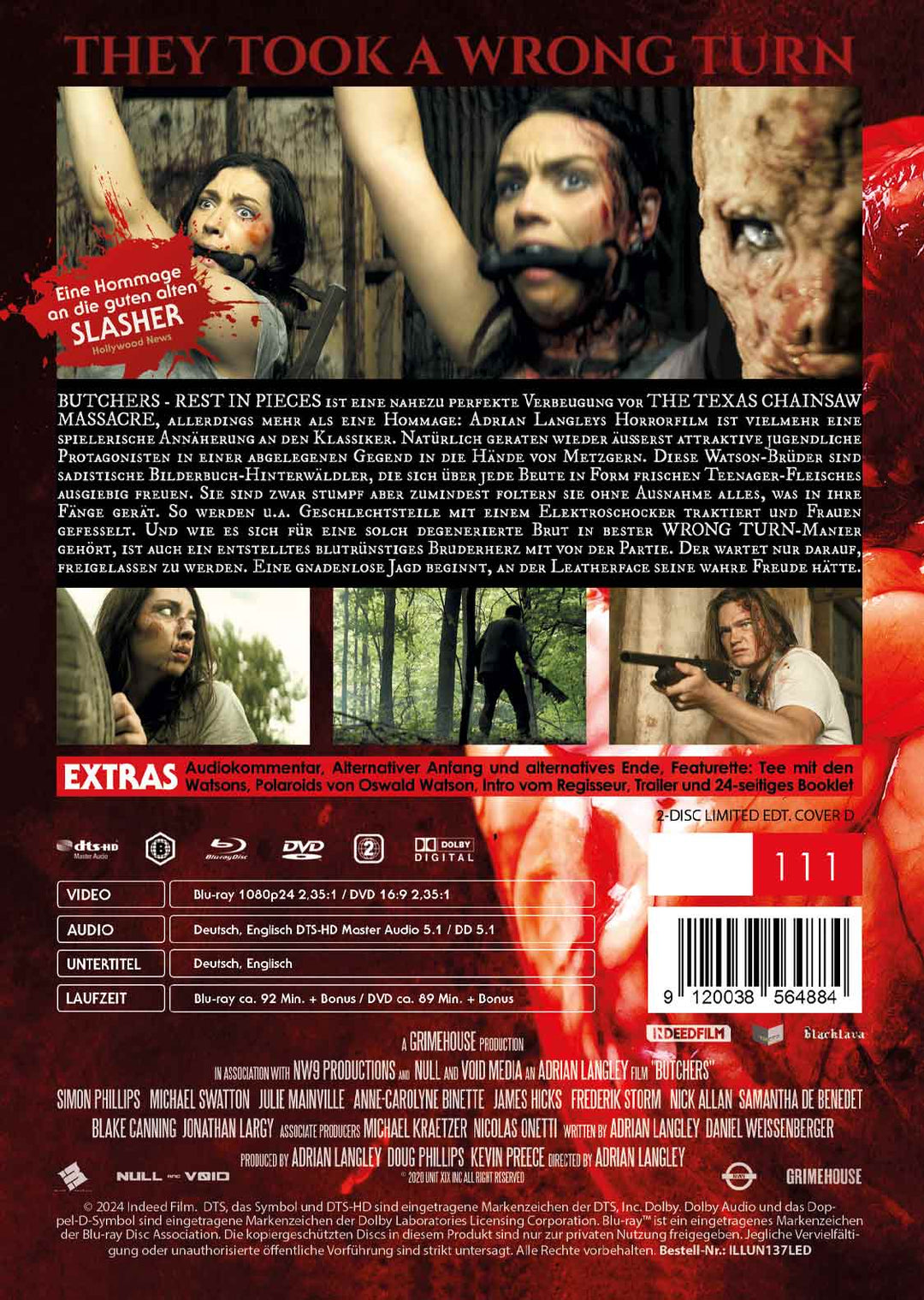 Butchers - Rest in Pieces Limited 2-Disc Mediabook BD+DVD Cover D