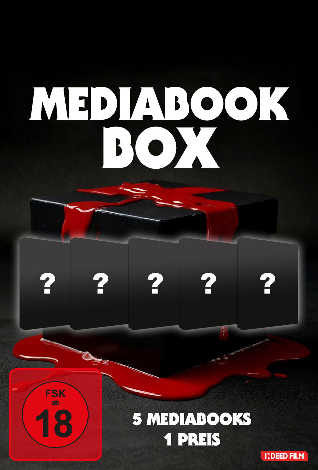 Mediabook Box by Indeed Film (5 Mediabooks 1 Preis)