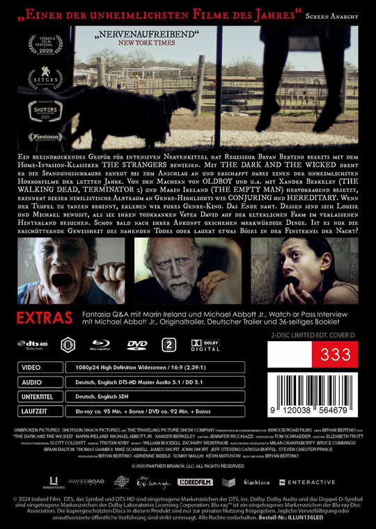 The Dark And The Wicked  - Limited 2-Disc Mediabook BD+DVD Cover D