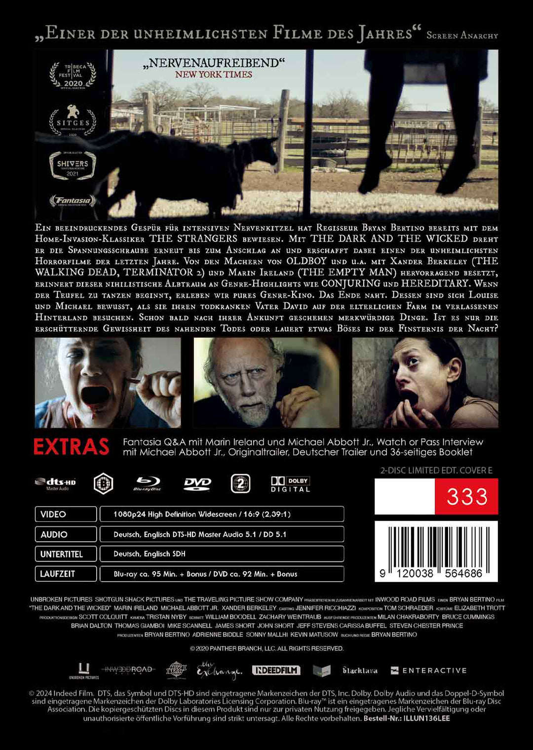 The Dark And The Wicked  - Limited 2-Disc Mediabook BD+DVD Cover E