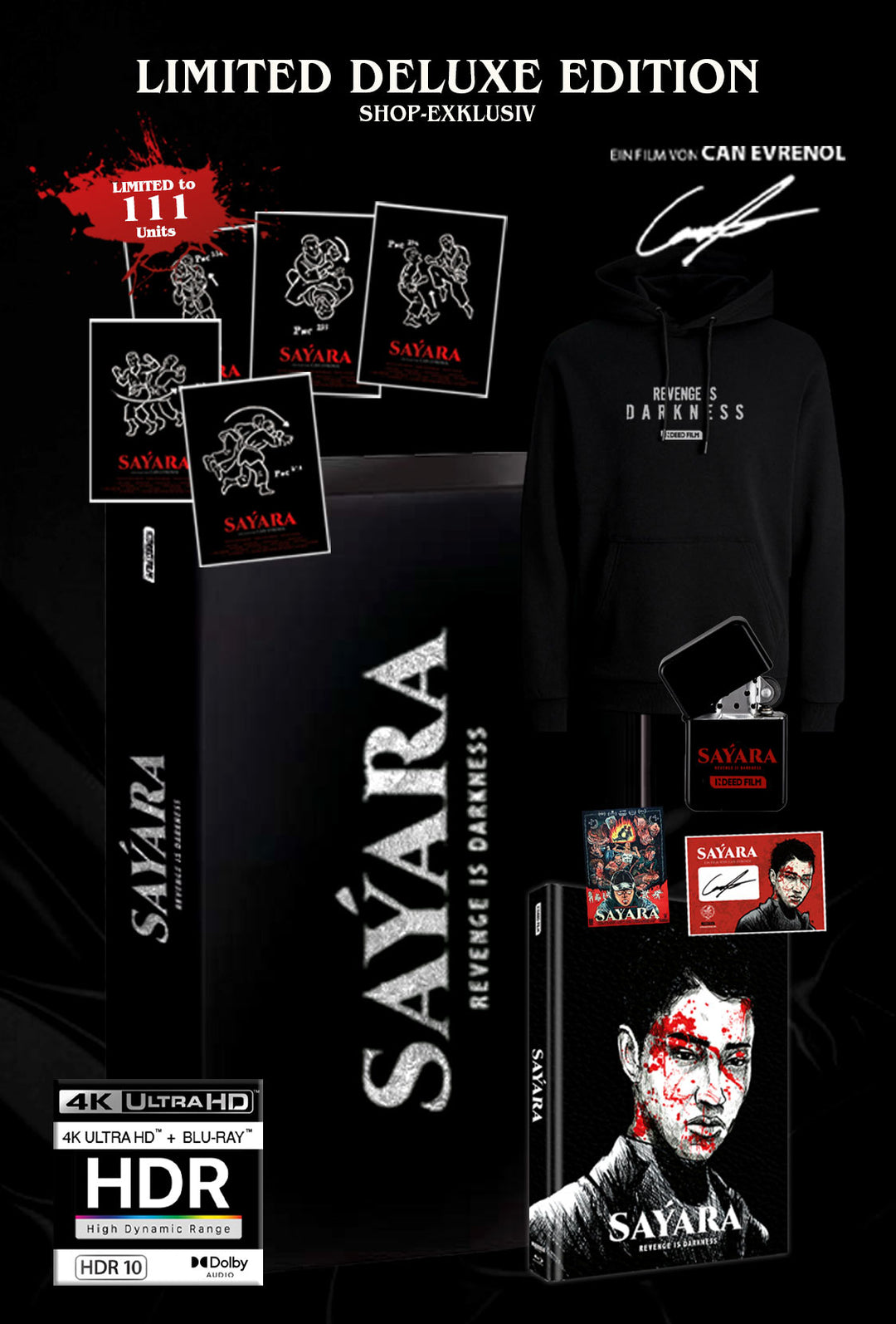 Sayara - Revenge is Darkness 2-Disc Limited Deluxe Edition - Shop-exklusiv! (4K UHD + Blu-ray)