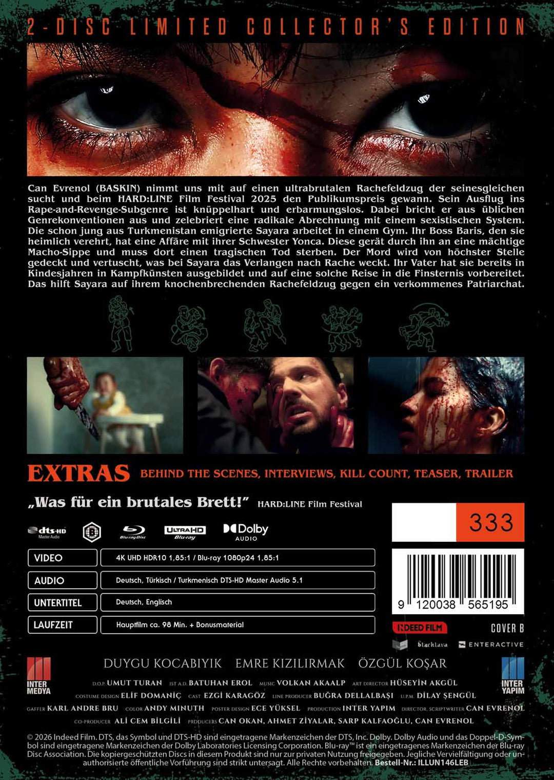 Sayara - Revenge is Darkness 2-Disc Limited Edition - B - (4K UHD + Blu-ray)