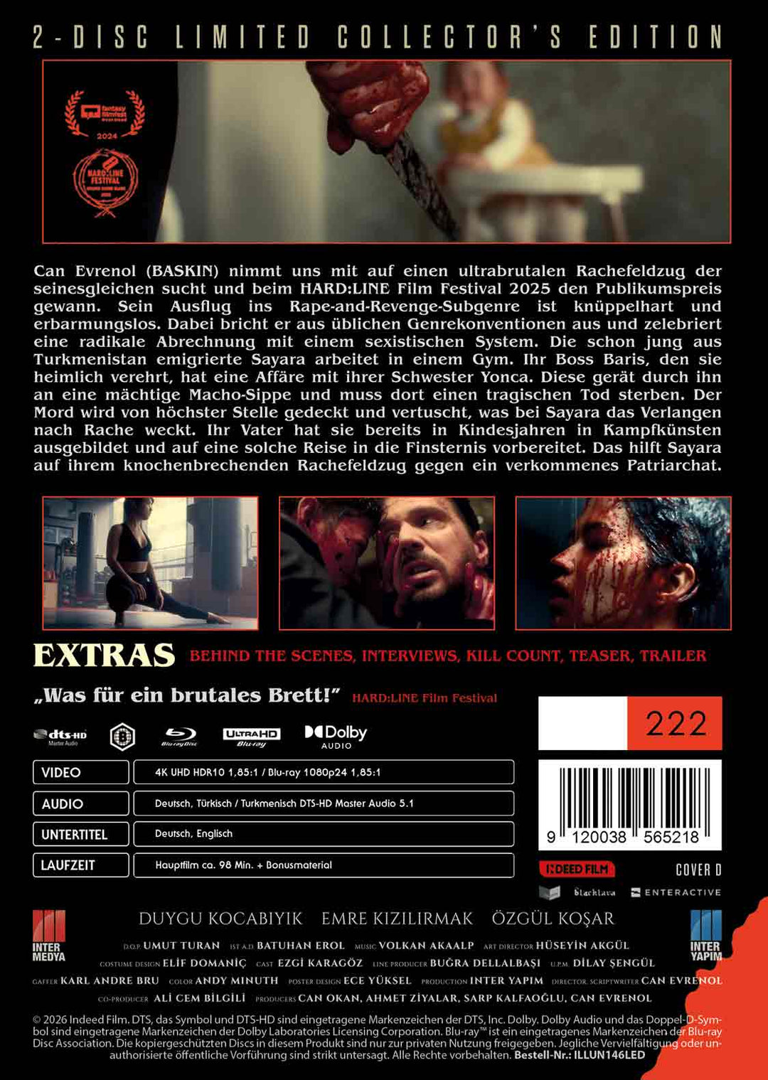 Sayara - Revenge is Darkness 2-Disc Limited Edition - D - (4K UHD + Blu-ray)