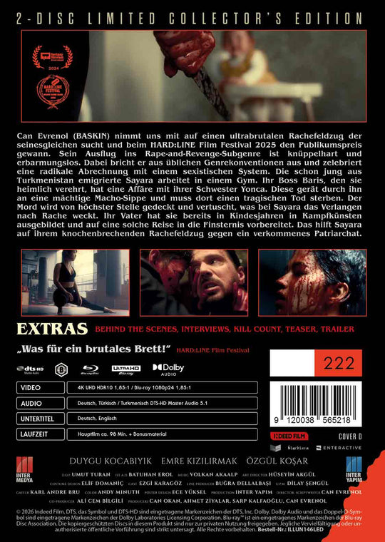 Sayara - Revenge is Darkness 2-Disc Limited Edition - D - (4K UHD + Blu-ray)