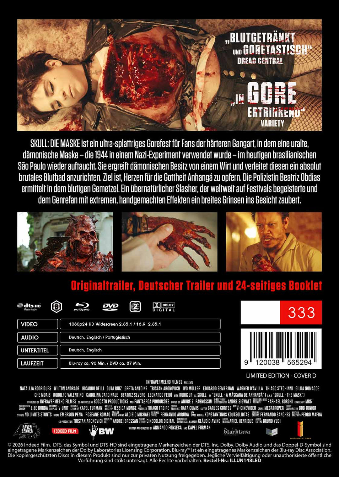 Skull - Die Maske 2-Disc Limited Mediabook - D - (Blu-ray + DVD)