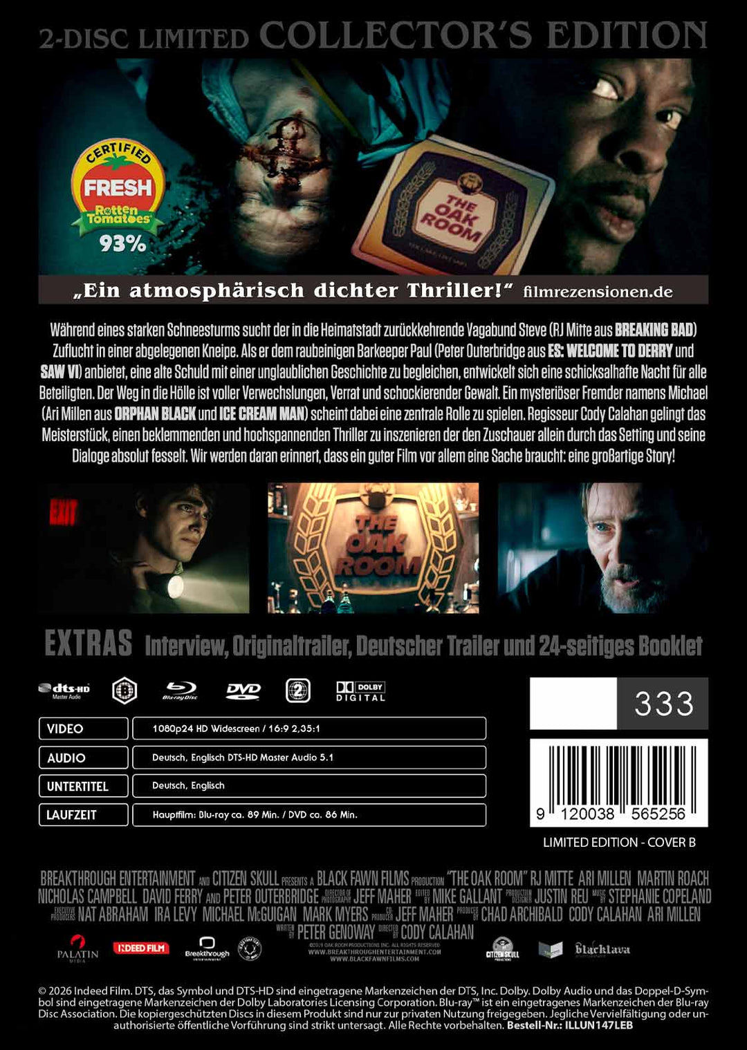 The Oak Room - Die Letzte Runde 2-Disc Limited Mediabook - B - (Blu-ray + DVD)