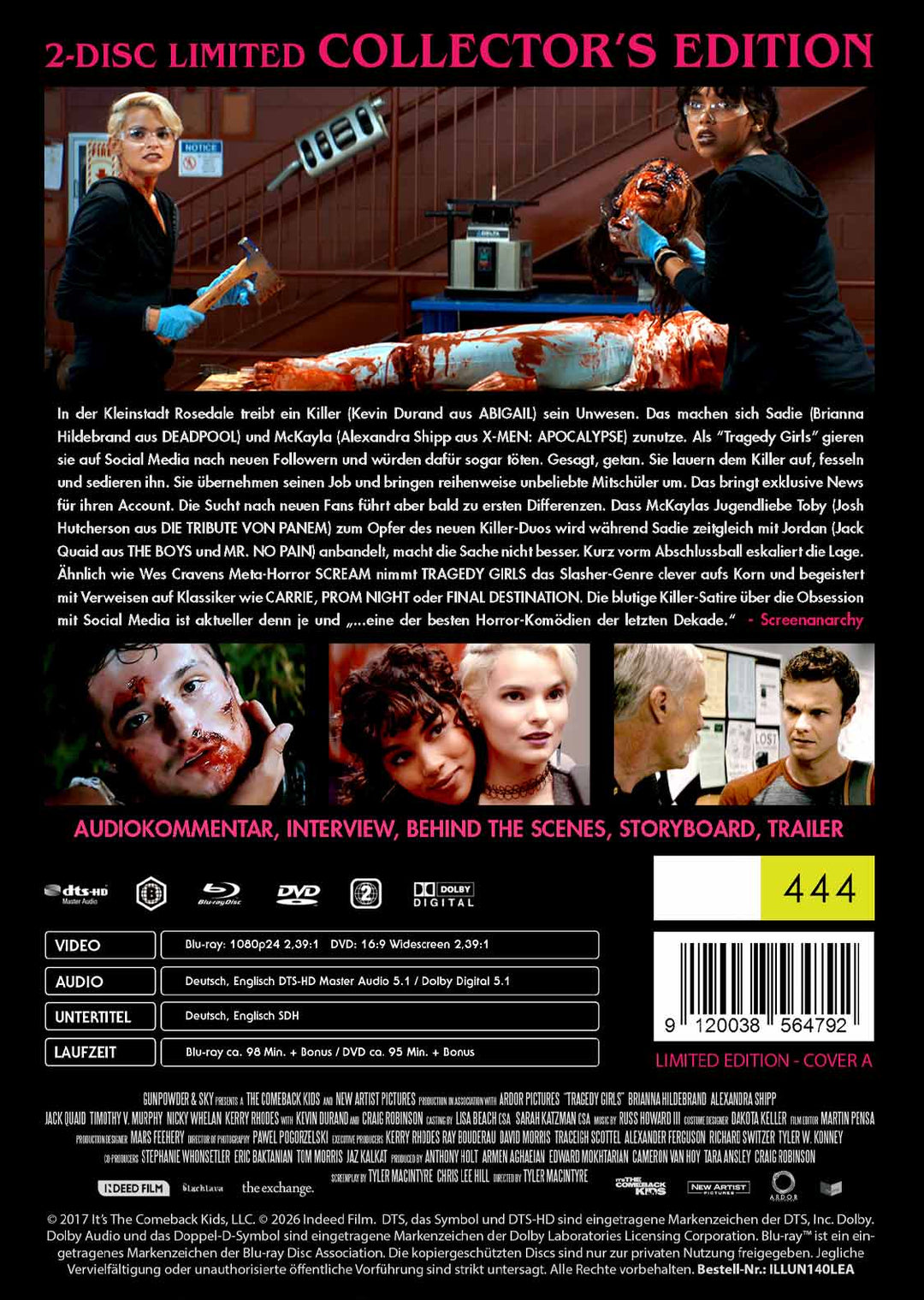 Tragedy Girls 2-Disc Limited Mediabook - A - (Blu-ray + DVD)