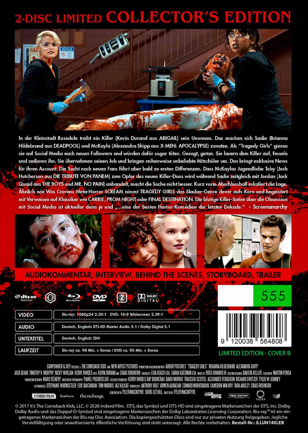 Tragedy Girls 2-Disc Limited Mediabook - B - (Blu-ray + DVD)