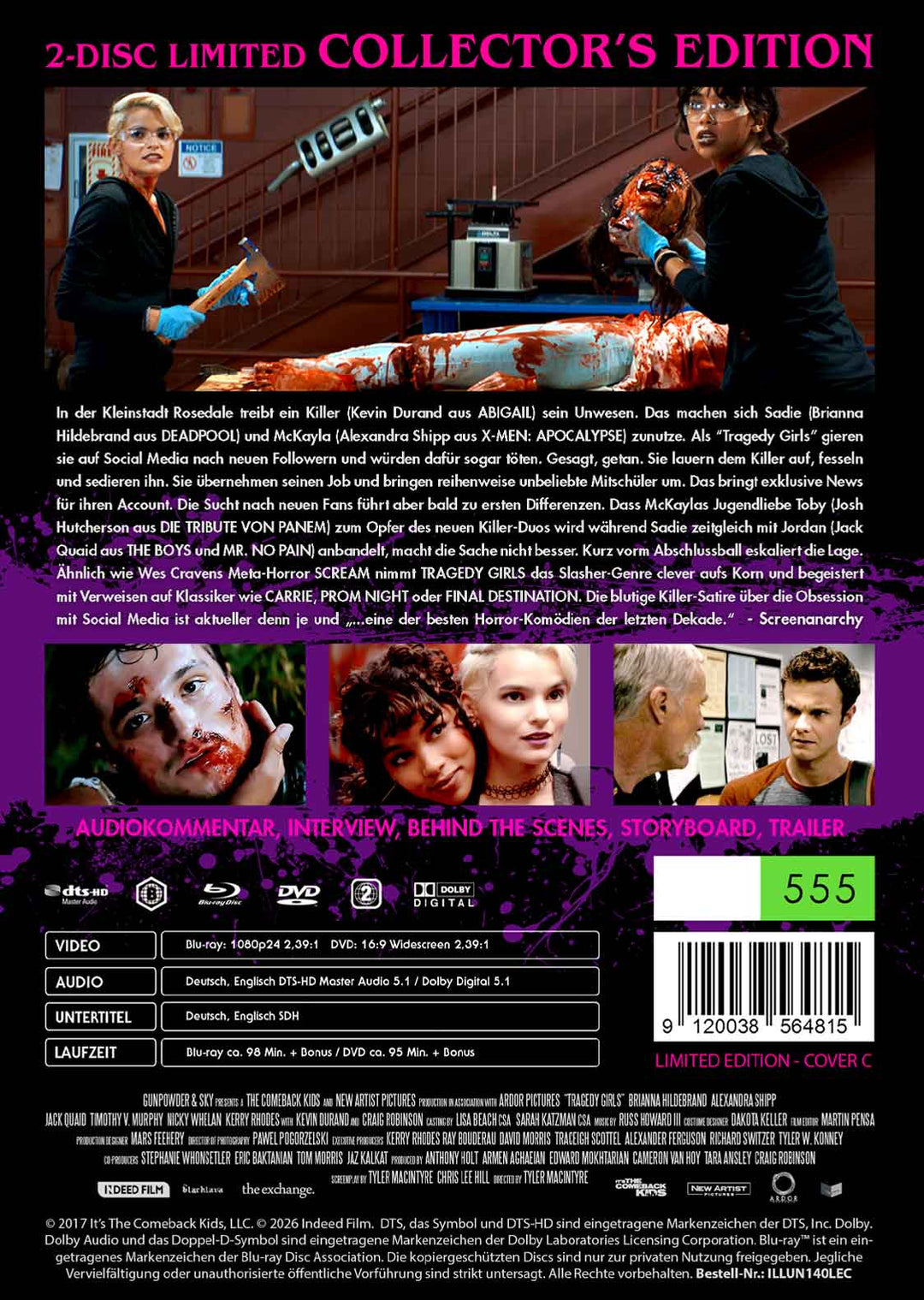 Tragedy Girls 2-Disc Limited Mediabook - C - (Blu-ray + DVD)