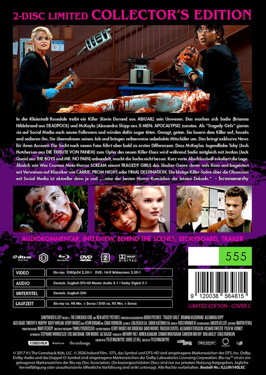 Tragedy Girls 2-Disc Limited Mediabook - C - (Blu-ray + DVD)