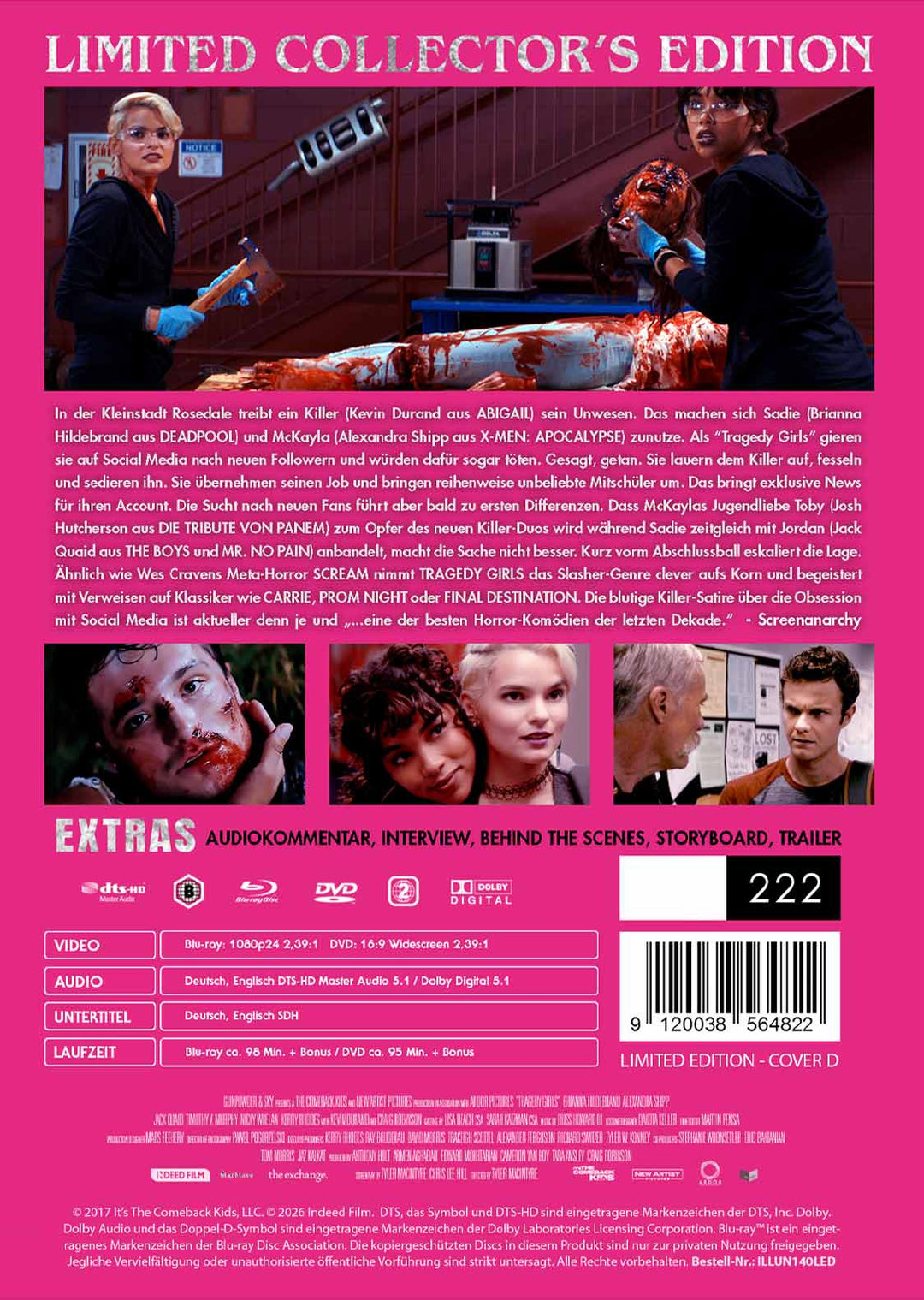 Tragedy Girls 2-Disc Limited Mediabook - D - (Blu-ray + DVD)