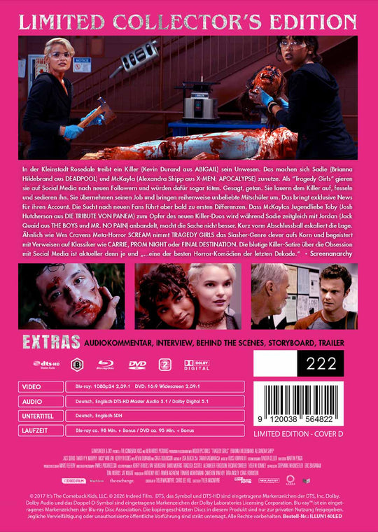 Tragedy Girls 2-Disc Limited Mediabook - D - (Blu-ray + DVD)
