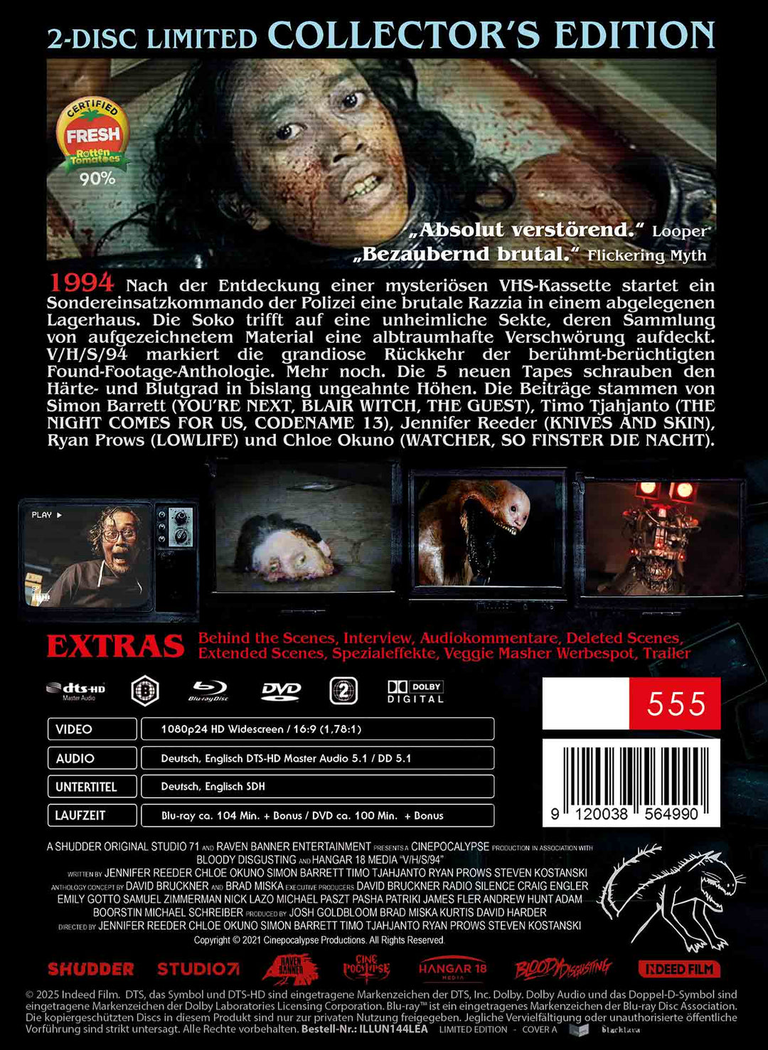 V/H/S/94 2-Disc Limited Uncut Edition (Mediabook A - Blu-ray + DVD)