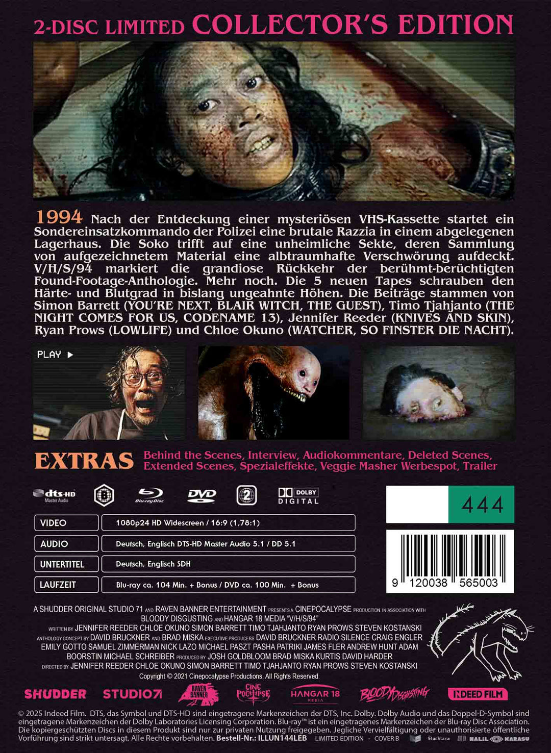 V/H/S/94 2-Disc Limited Uncut Edition (Mediabook B - Blu-ray + DVD)