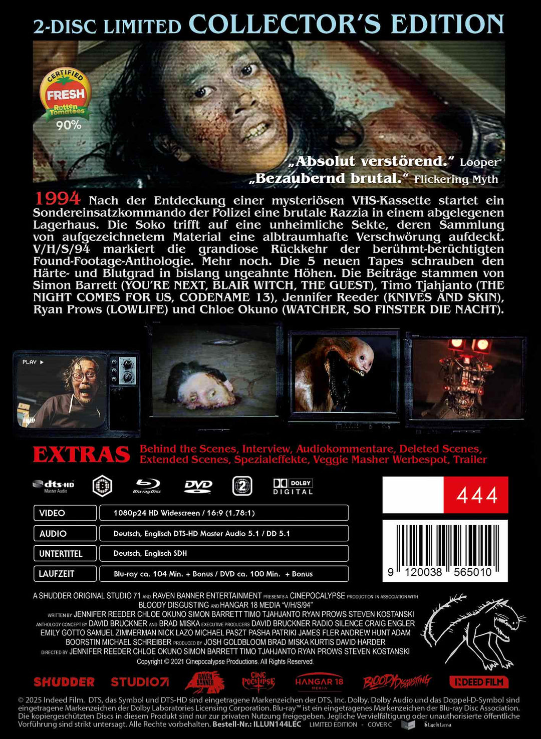 V/H/S/94 2-Disc Limited Uncut Edition (Mediabook C - Blu-ray + DVD)