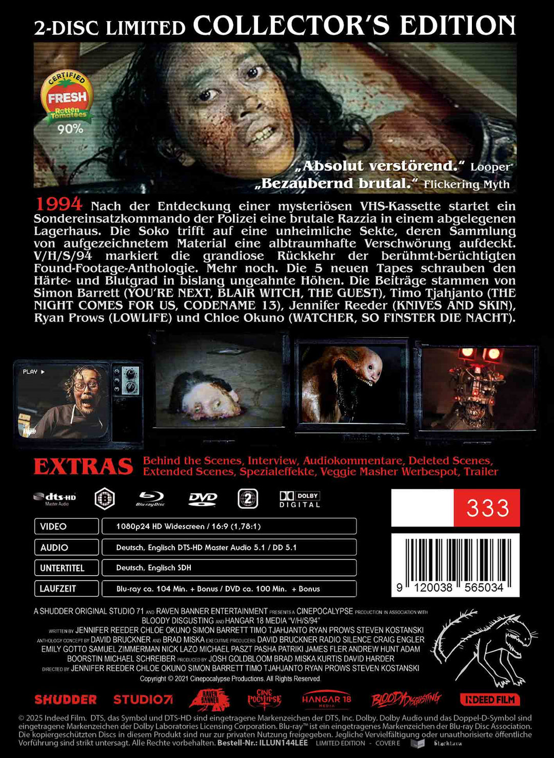 V/H/S/94 2-Disc Limited Uncut Edition (Mediabook E - Blu-ray + DVD)