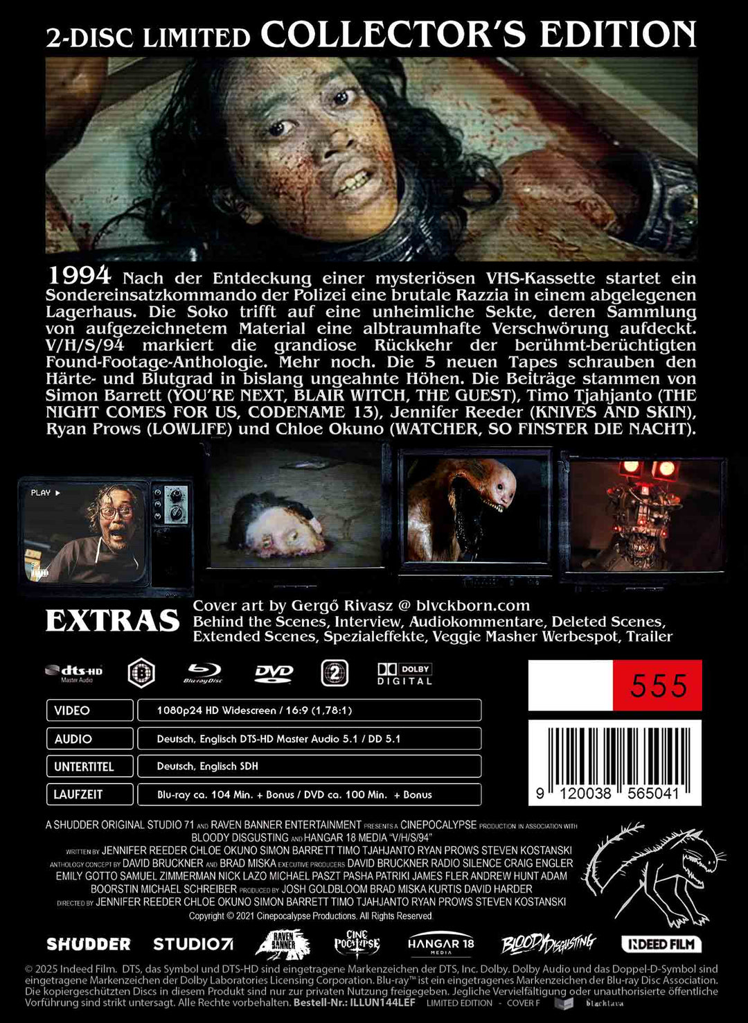 V/H/S/94 2-Disc Limited Uncut Edition (Mediabook F - Blu-ray + DVD SILBERFOLIE)