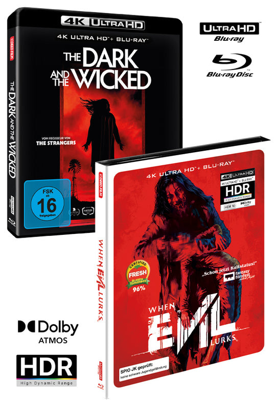 2 x 4K UHD Horror-Bundle: When Evil Lurks / The Dark and the Wicked